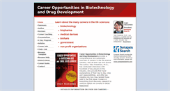 Desktop Screenshot of careersbiotech.com